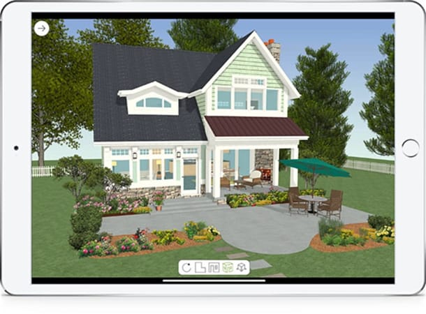 iPad running 3D viewer.