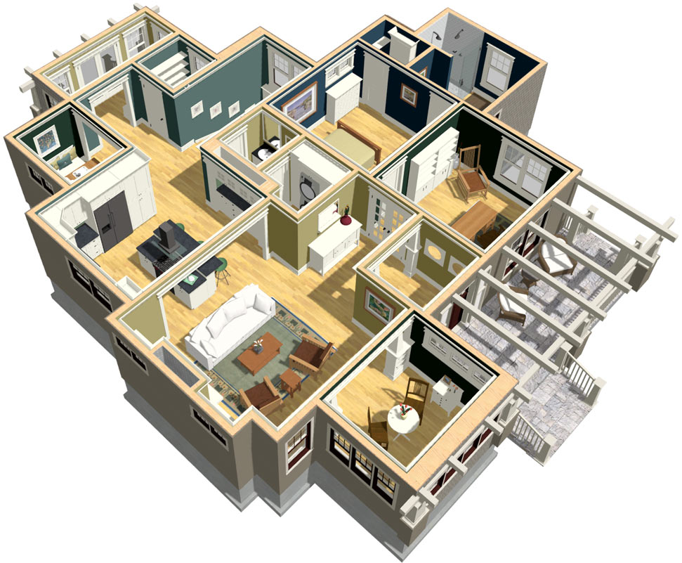 architecture live home 3d