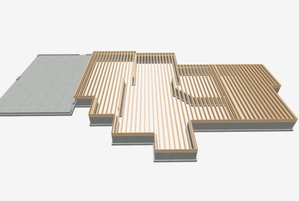 Various roof styles available in Home Designer.