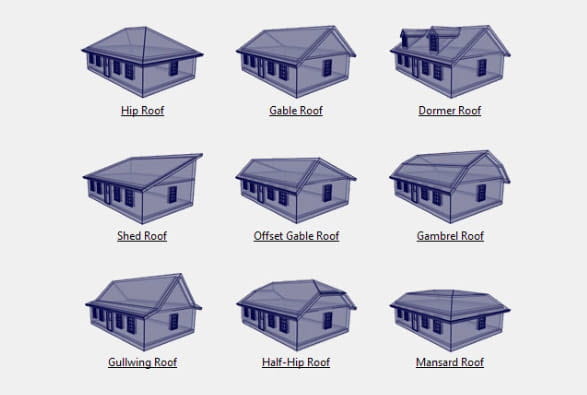 Line-up of cabinets in different styles.